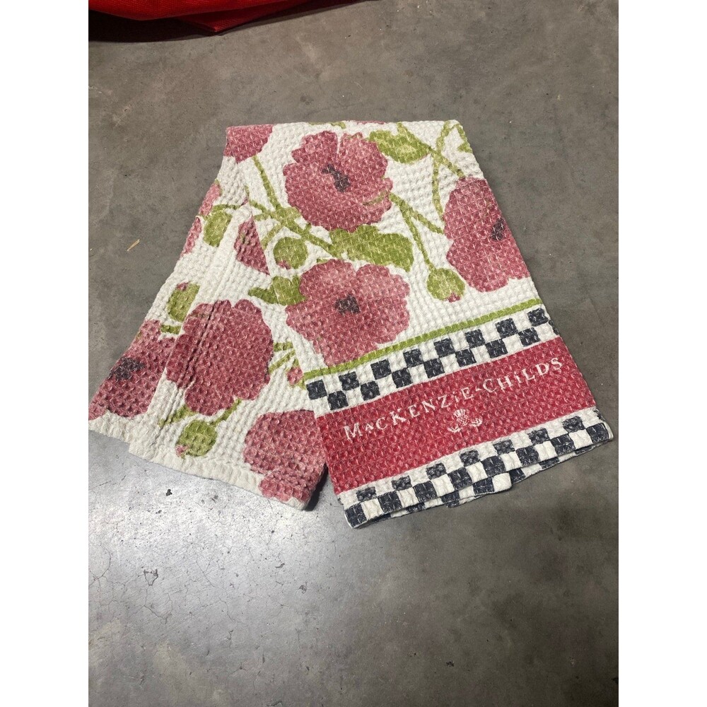 Mackenzie-Childs Poppies Tea Towel